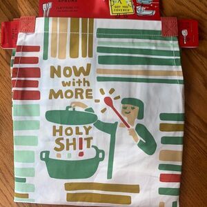 Blue Q Cotton Apron Now with More Holy Sh$$